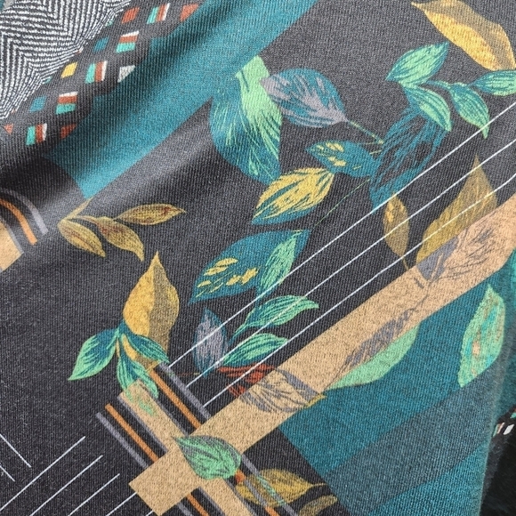 CJ Banks Tunic Leaf Print, sz 3X - Picture 6 of 8